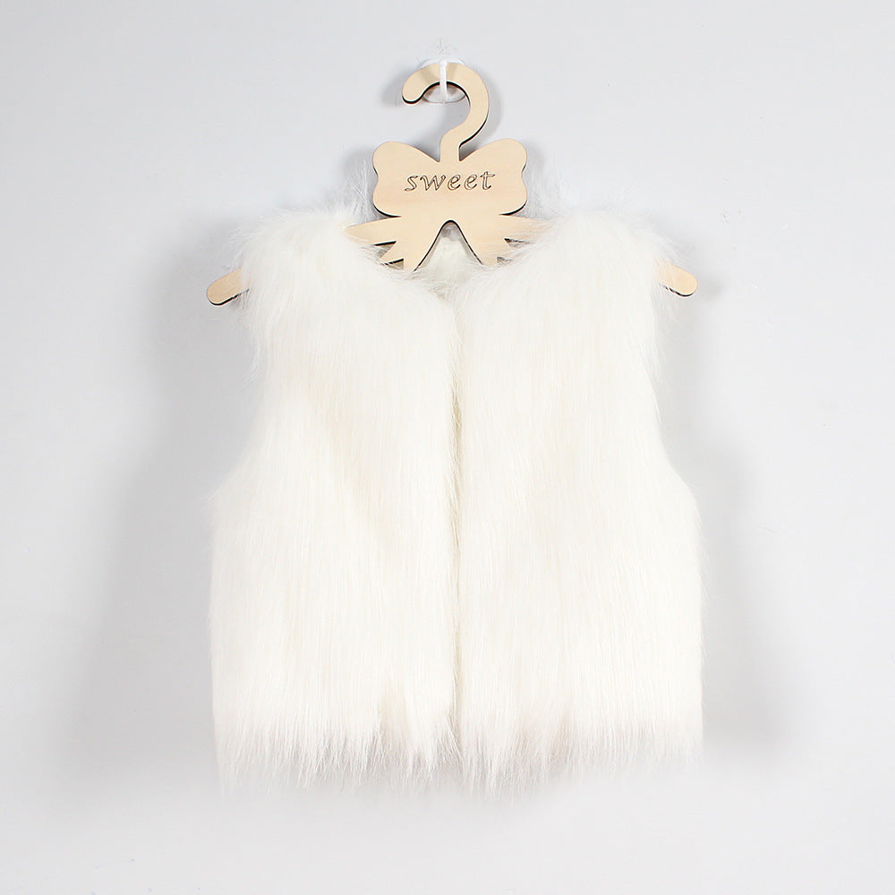 Women's Faux Fur Vest Soft Elegant Cut