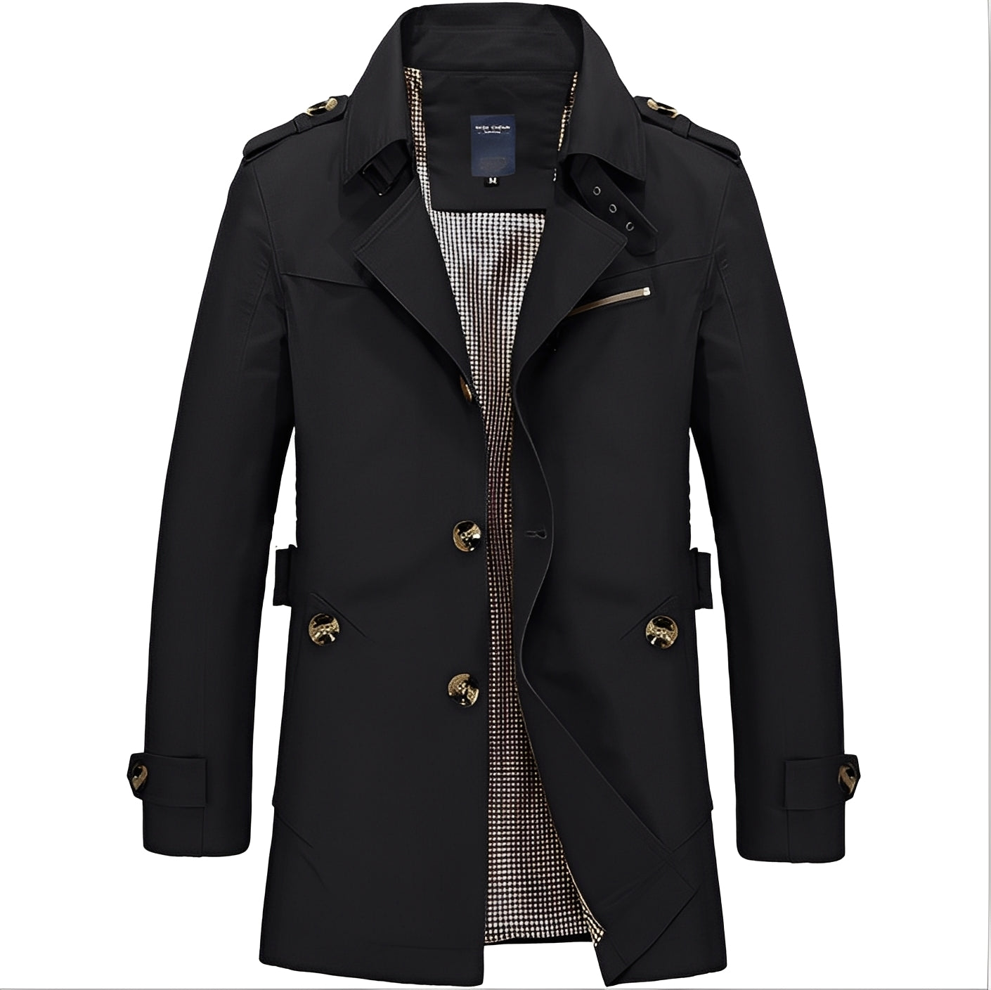 Men's Casual Mid-Length Jacket
