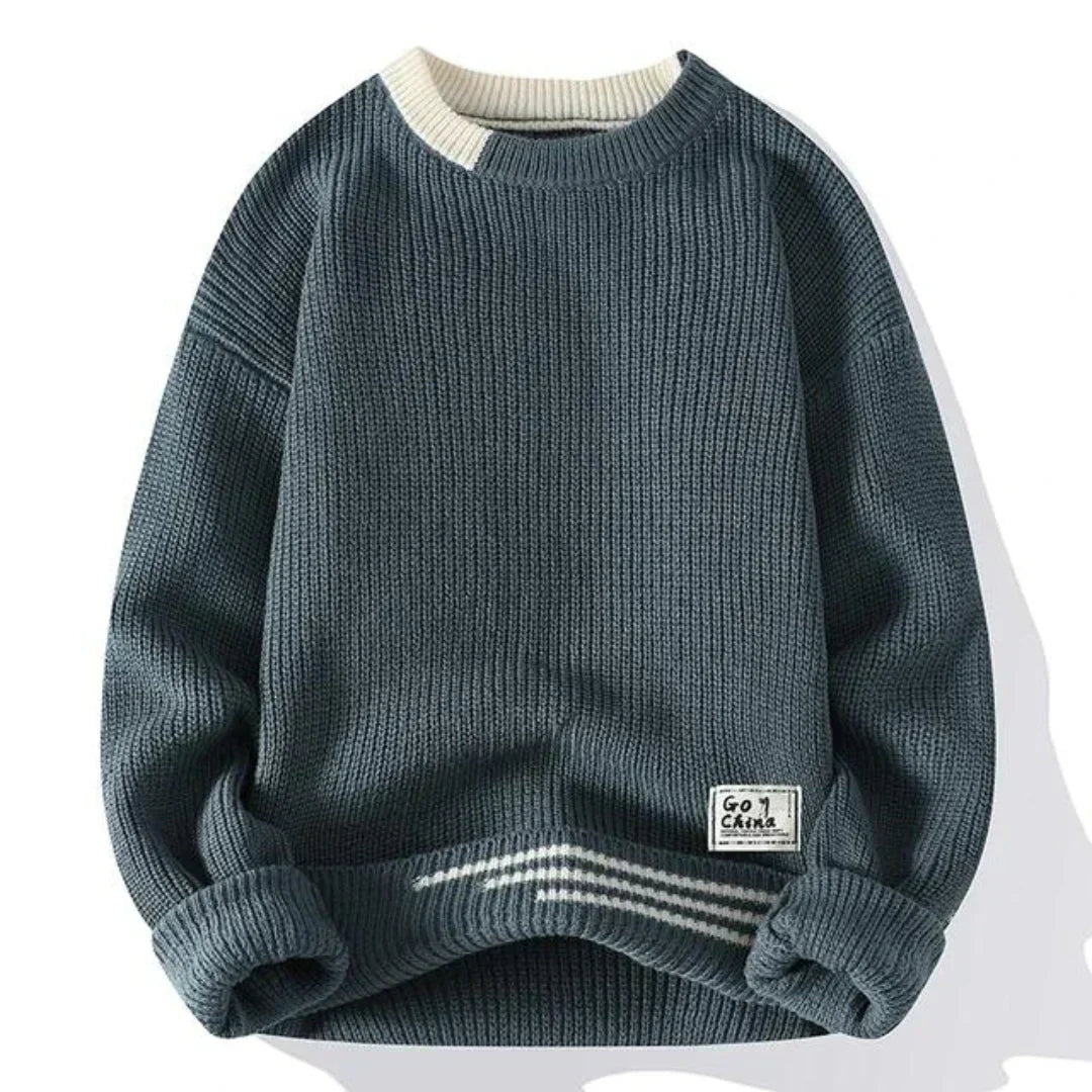 Men's Soft Knit Casual Sweater
