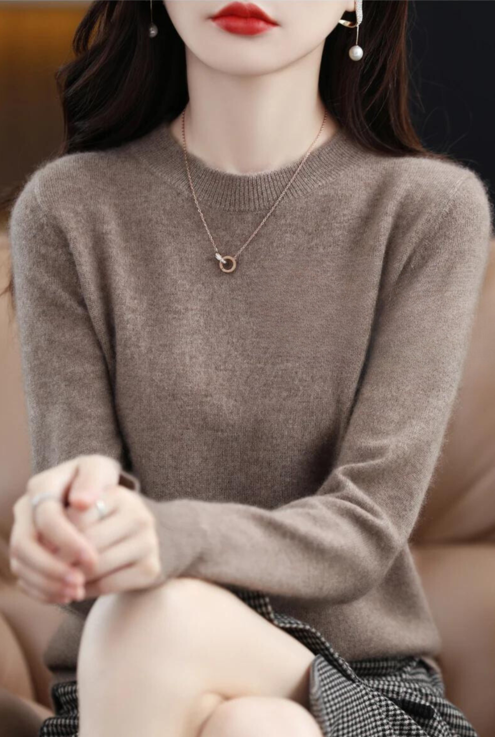 Soft Long-Sleeve Sweater Modern Style