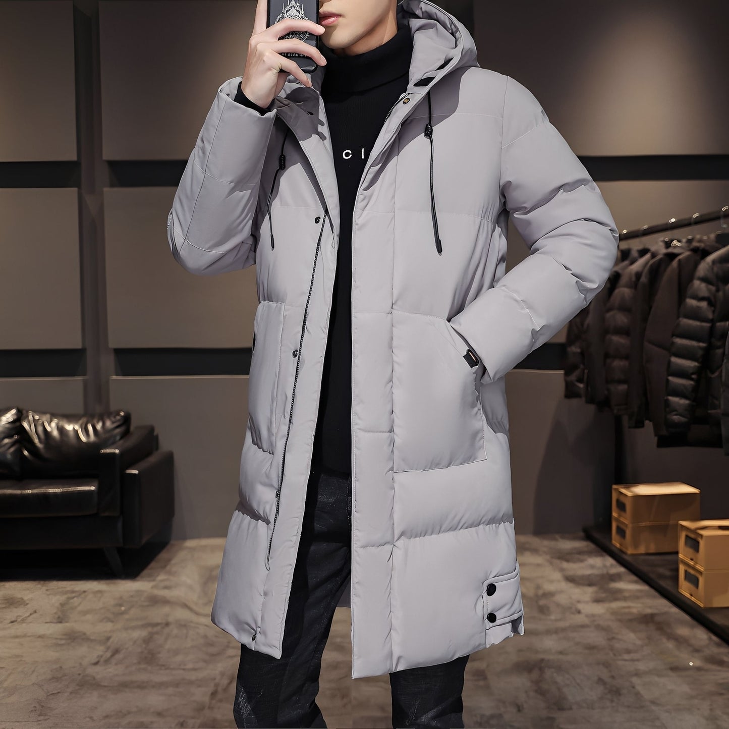 Herren Parka Jacke Warm Winter - IdealeKleiden