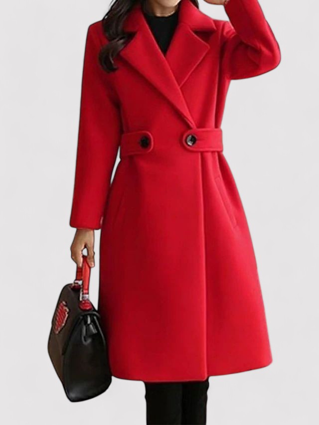 Elegant Women's Long Winter Coat Classic