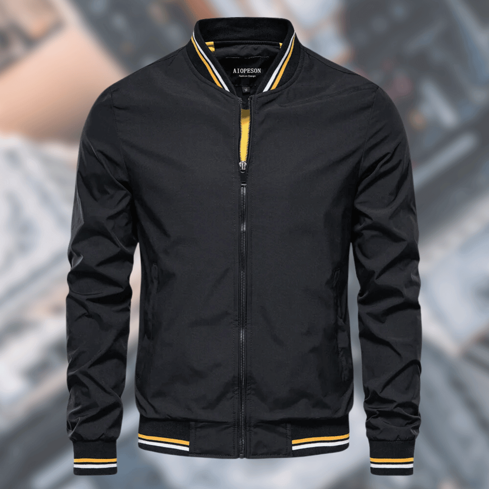 Stylish Men's Bomber Jacket Model