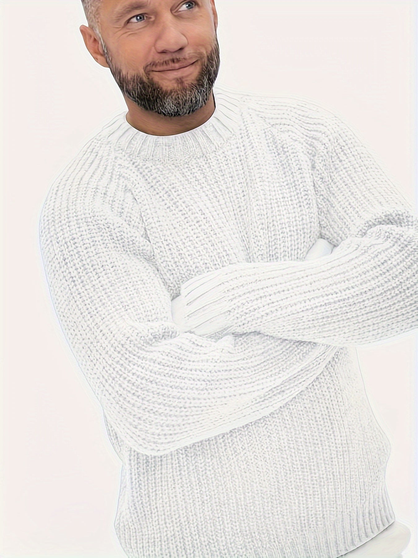 Classic Knit Sweater Acrylic Soft and Warm