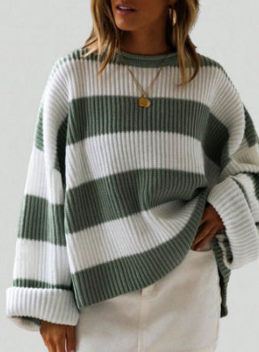 Striped Sweater for Women - Modern Chic