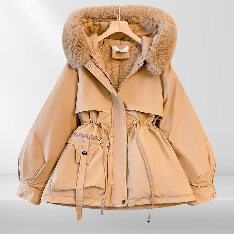 Women's Warm Down Jacket Removable Collar