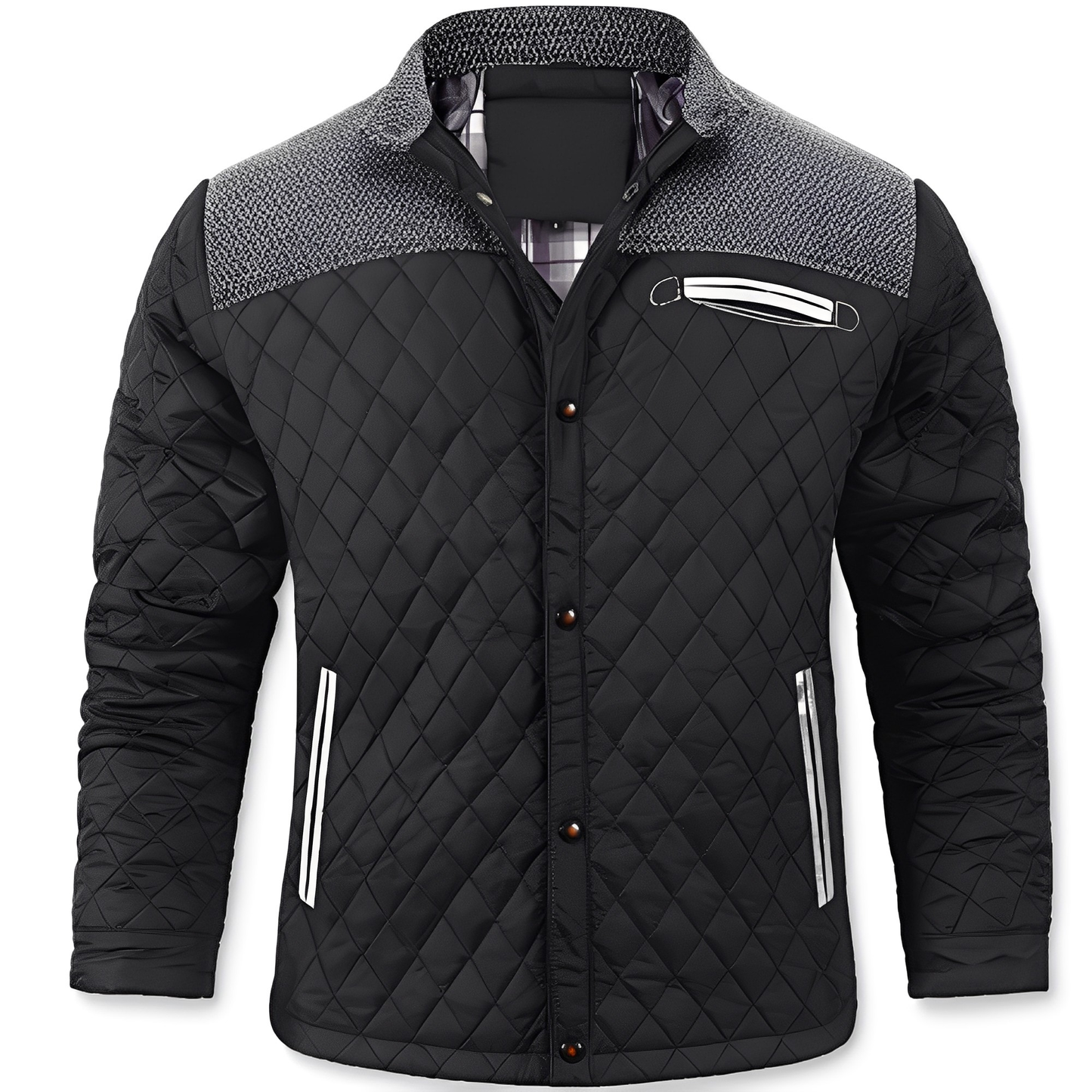 Men's Warm Quilted Leisure Jacket