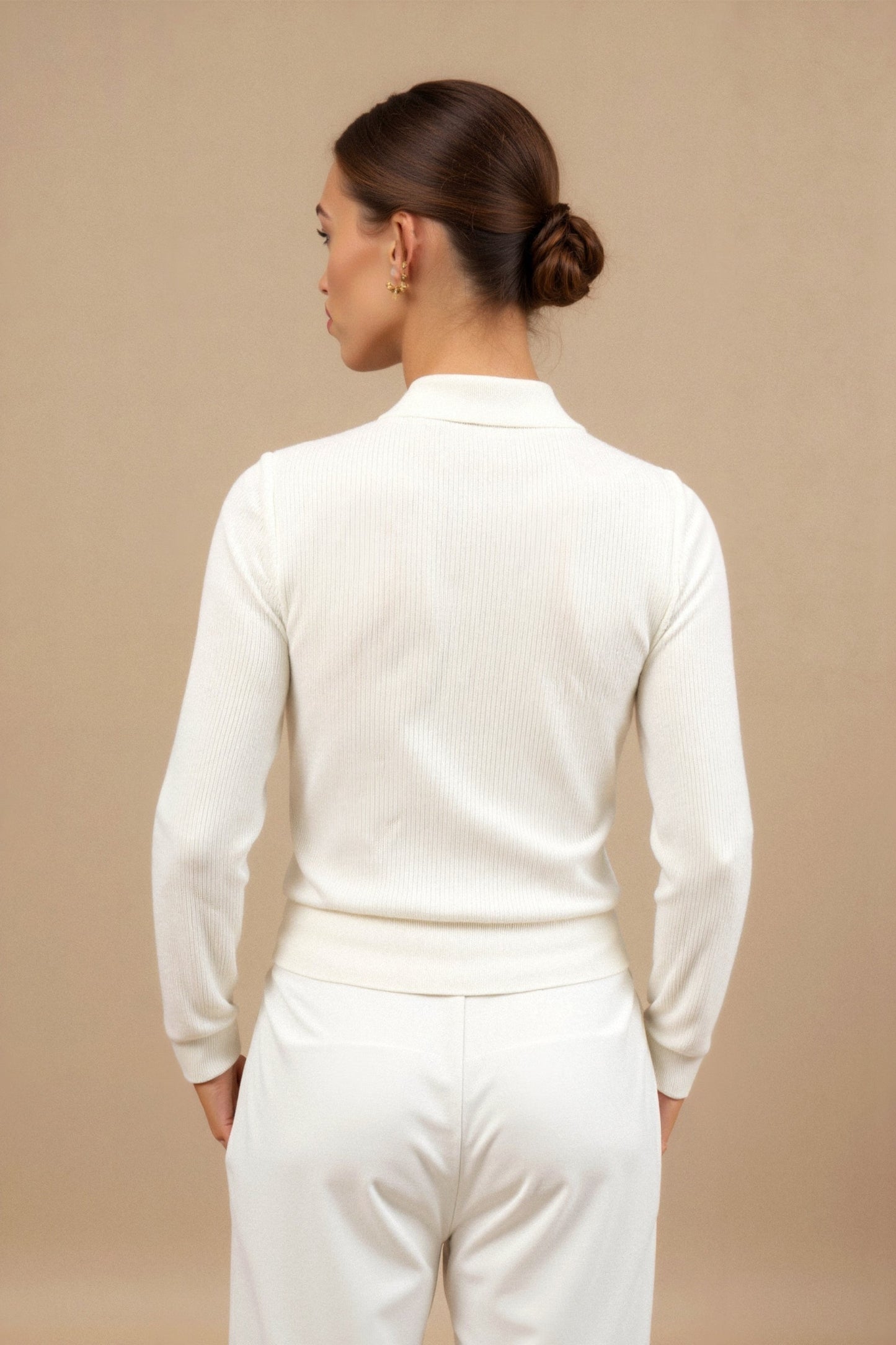 Stilvolle Herrenshirts Langarm V-Ausschnitt - IdealeKleiden