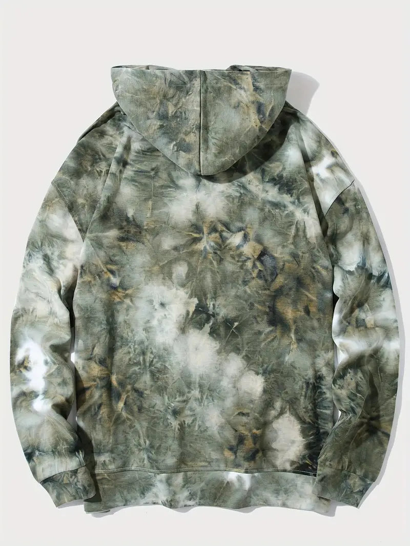 Stylische Herren-Hoodie Batik-Design - IdealeKleiden