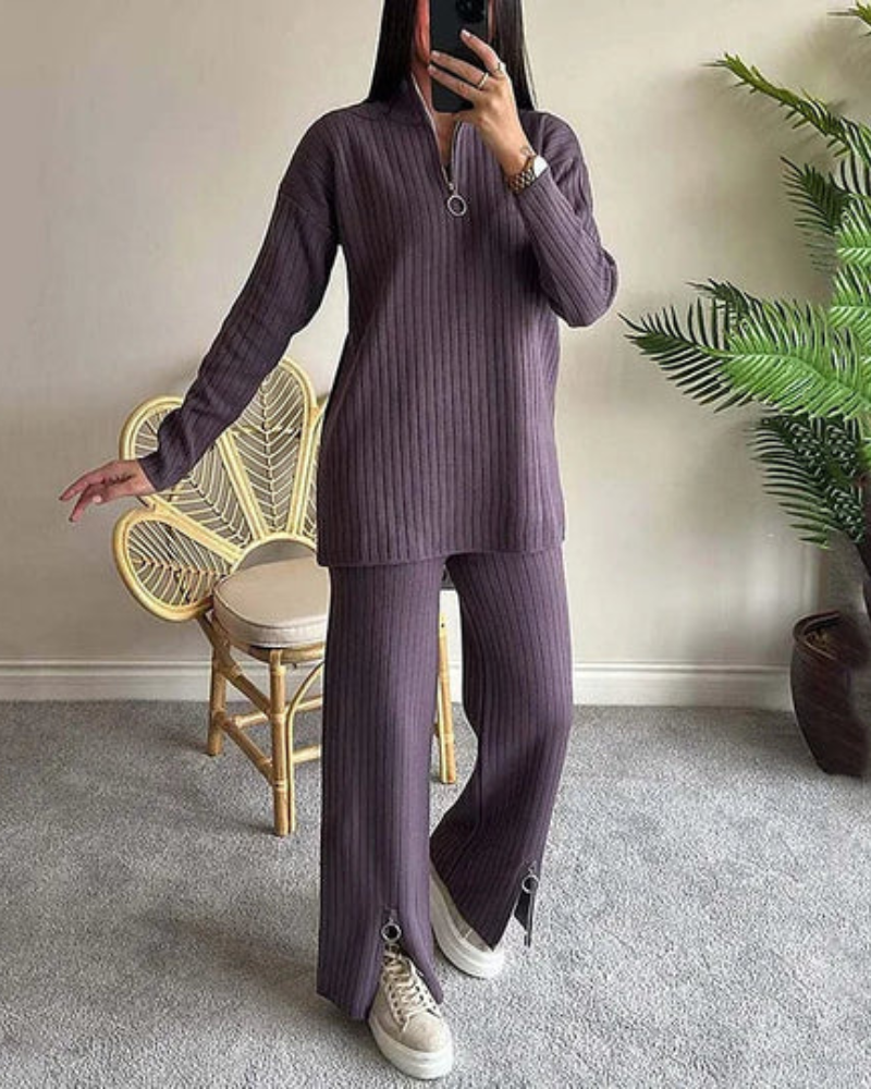Women's Modern Knitted Set