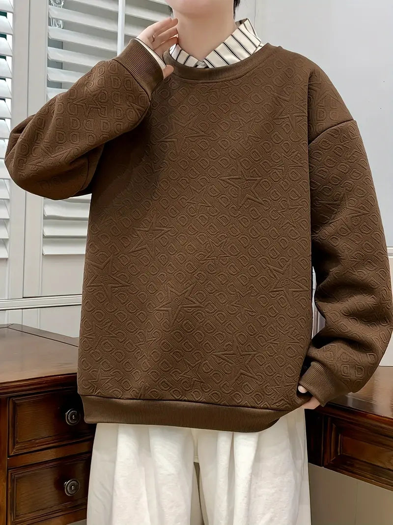 Men's Casual Crew Neck Sweatshirt