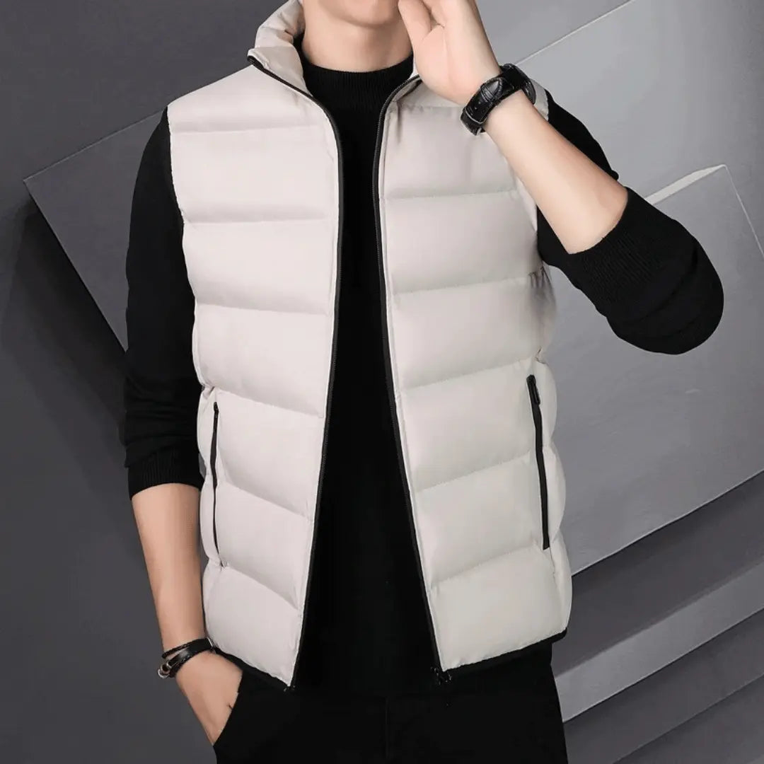 Men's Puffer Vest Warm Insulated