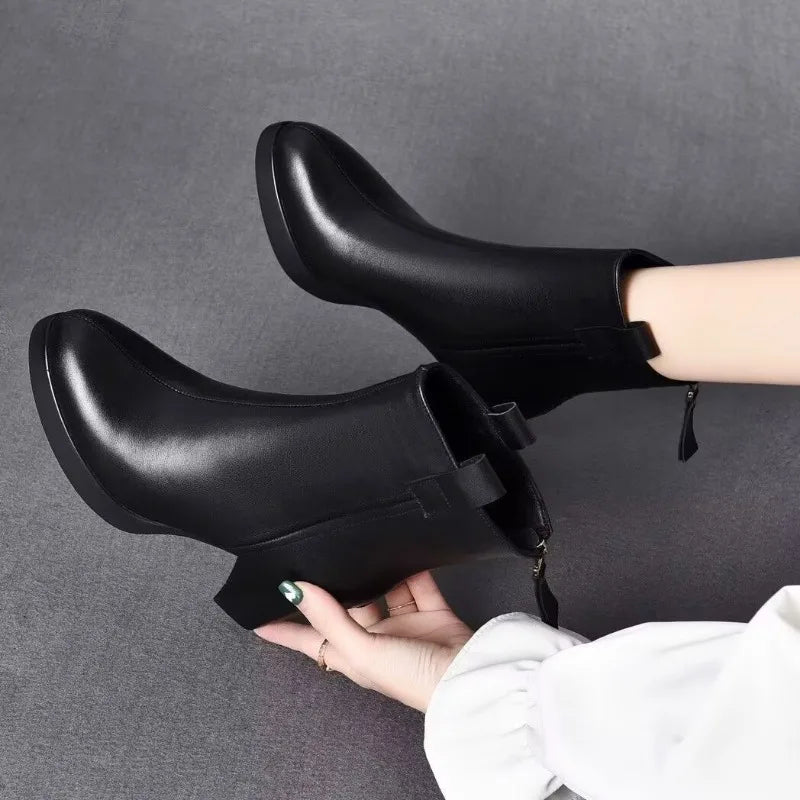 Elegant Women's High Heel Ankle Boots