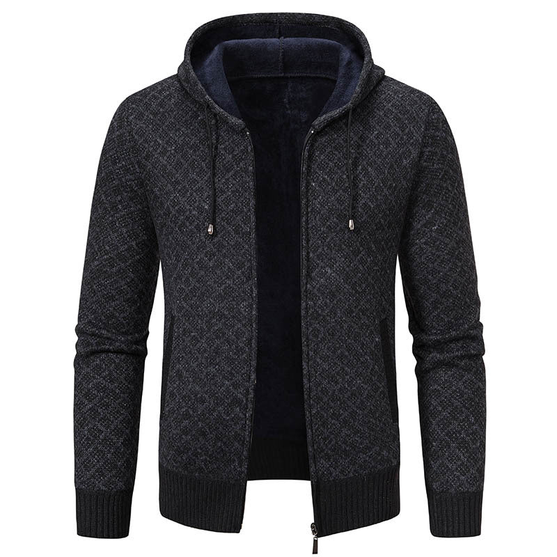 Stylish Men's Jacket Hood Slim Fit