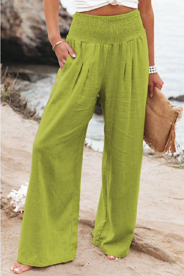Women's High-Waist Wide Leg Trousers Elegant