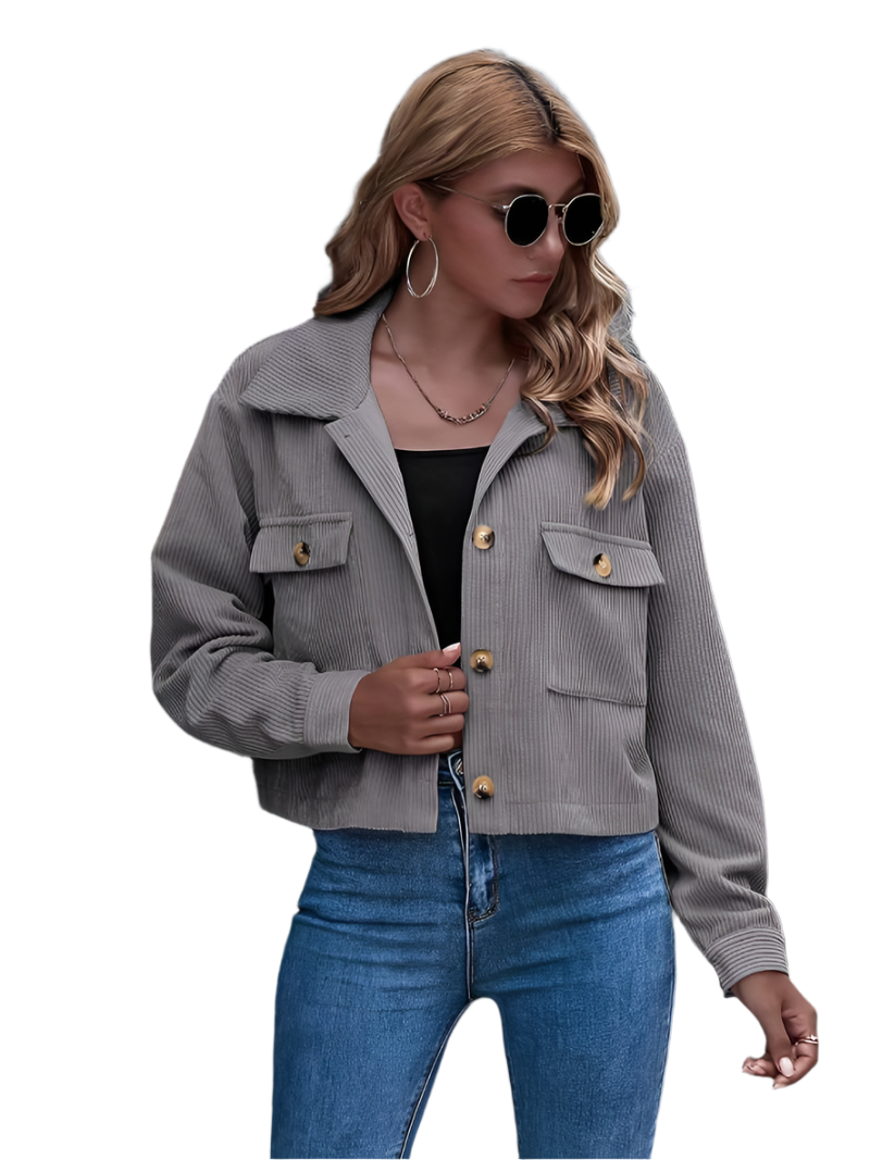Women's Short Corduroy Jacket