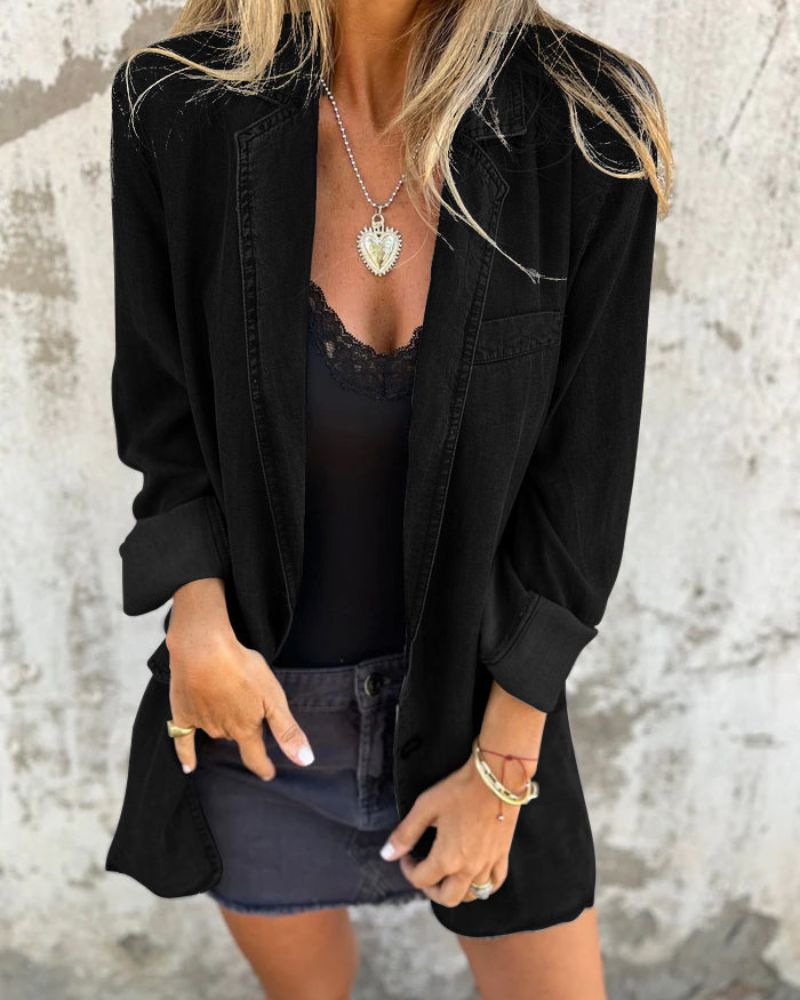 Stylish Women's Blazer Jacket Model