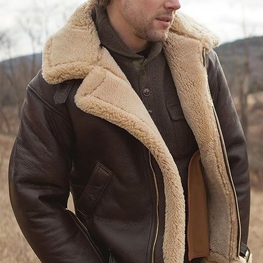 Men's Stylish Black Leather Jacket