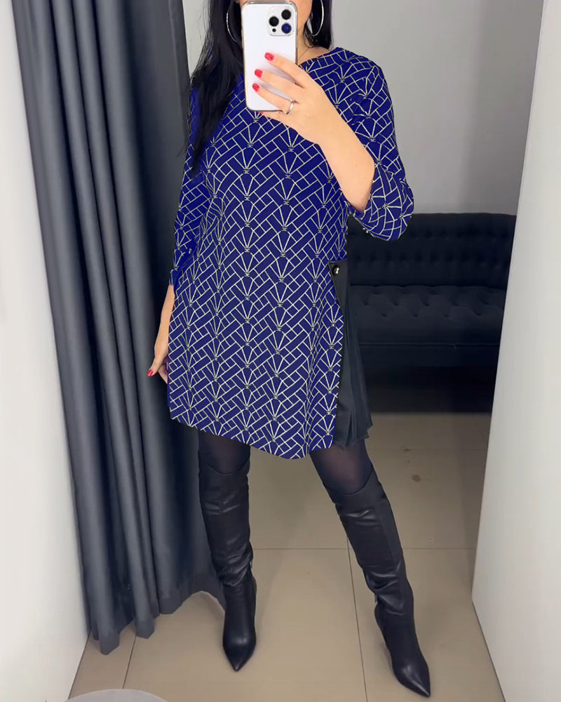 Comfortable Summer Dress Round Neck