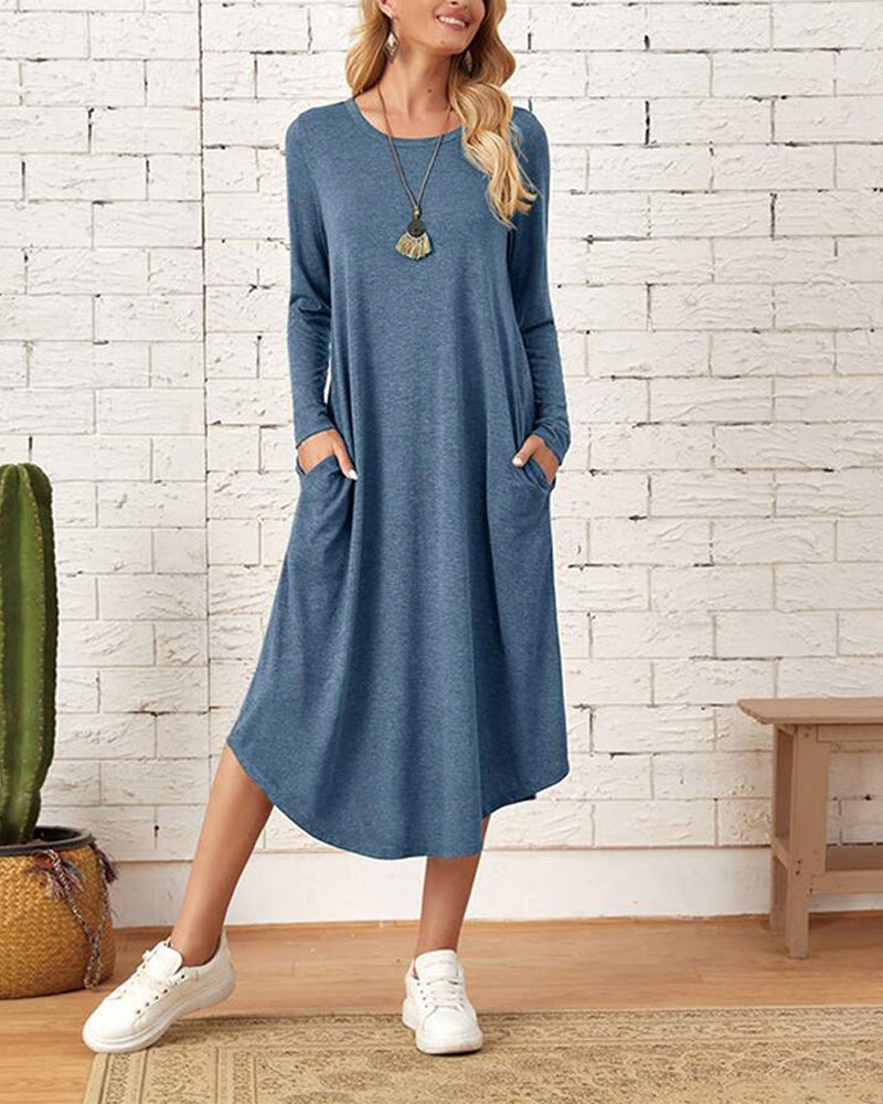 Loose Summer Dress With Pockets