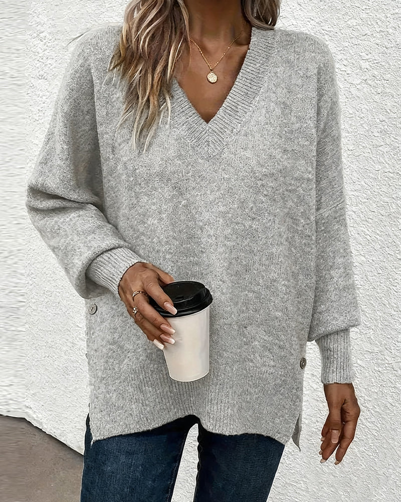 Elegant Dress V-Neck Bib