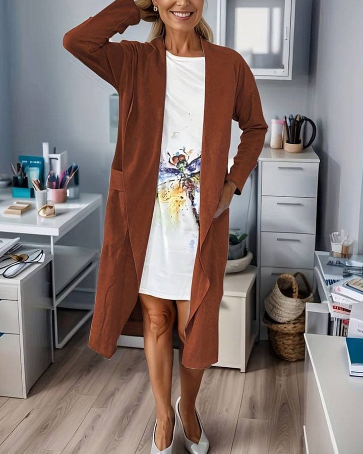 Long Winter Coat Casual Chic