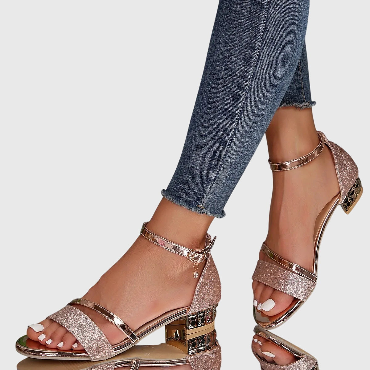 Women's Sandals Open Toe Block Heel