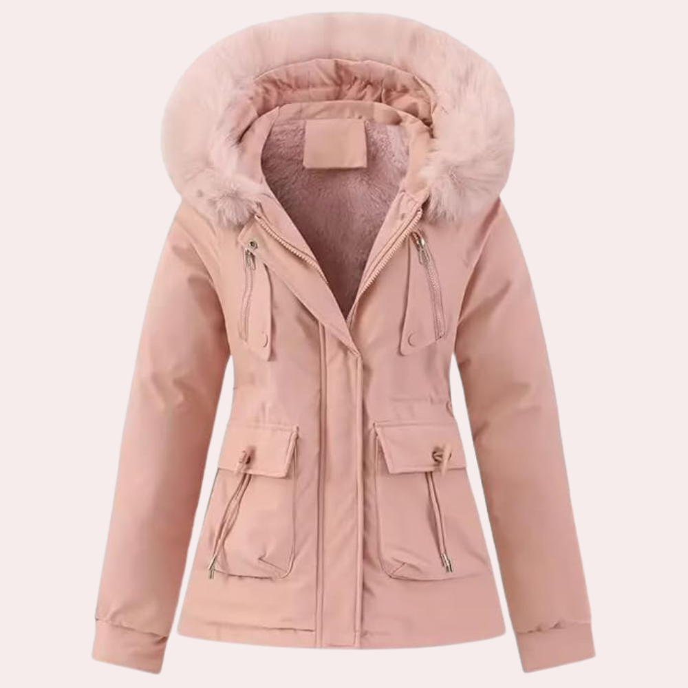 Women's Winter Jacket Warm Hooded Fleece