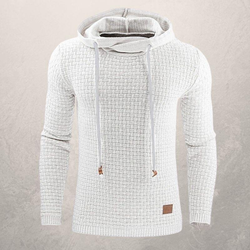 Stylish Hoodie Slim Fit Knit Pattern