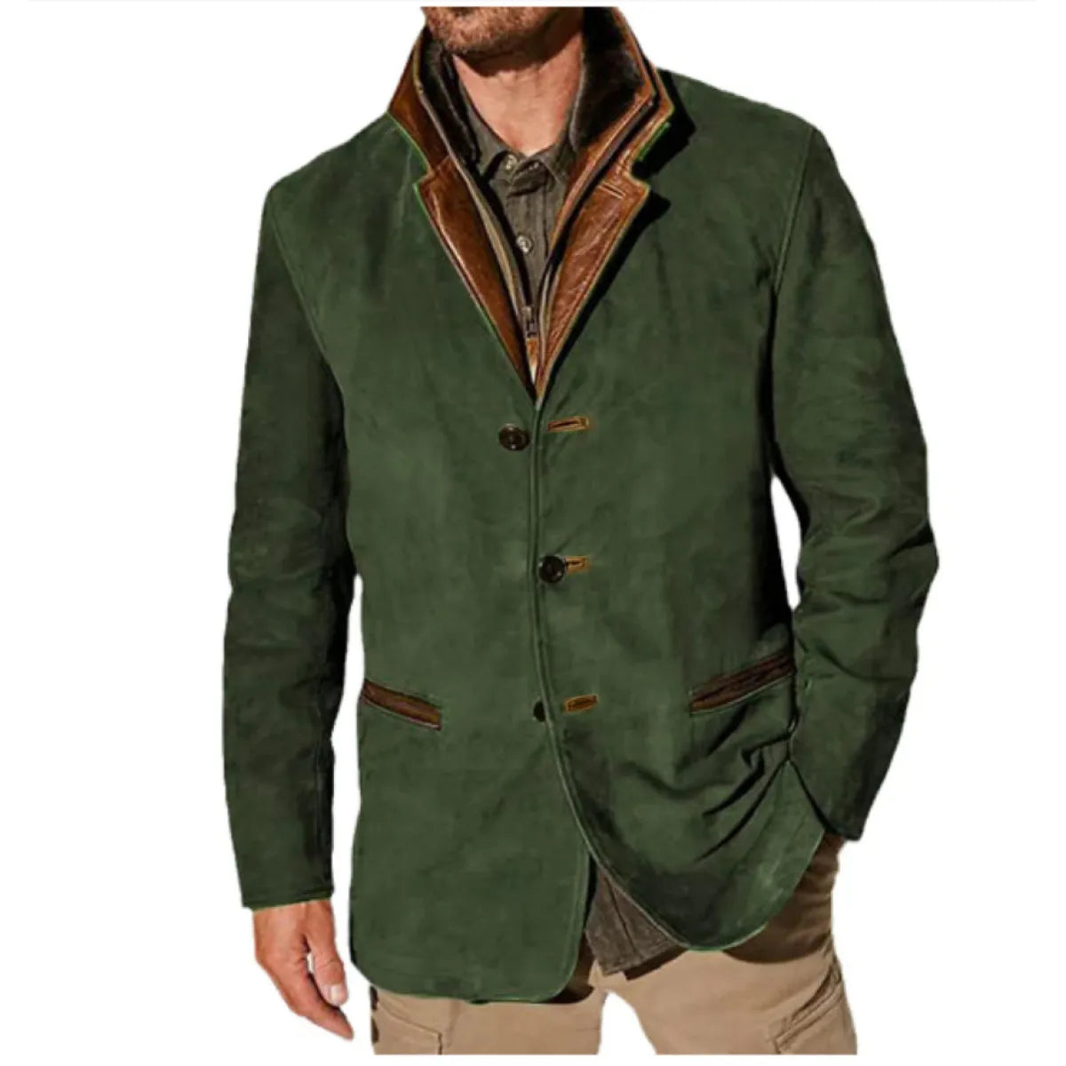 Stylish Men's Jacket Vintage Look Classic