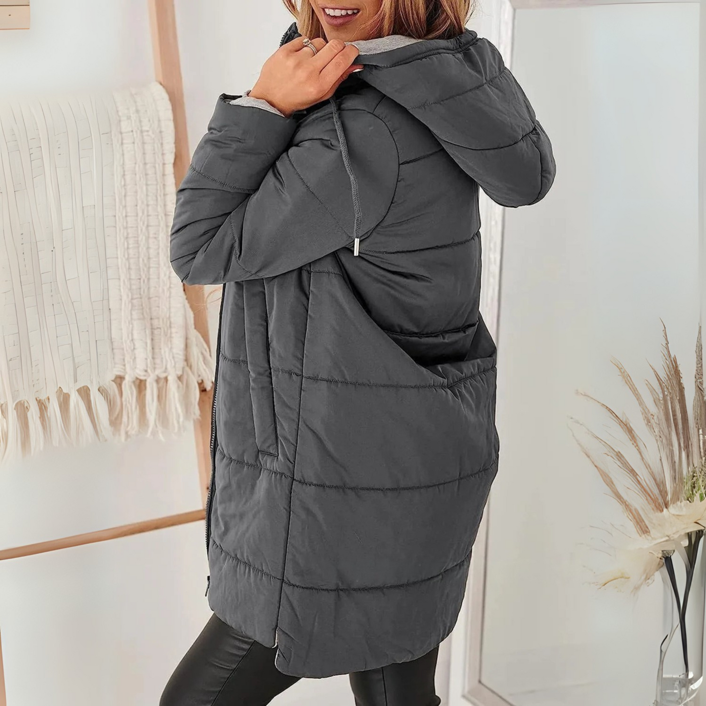 Lightweight Winter Jacket with Hood