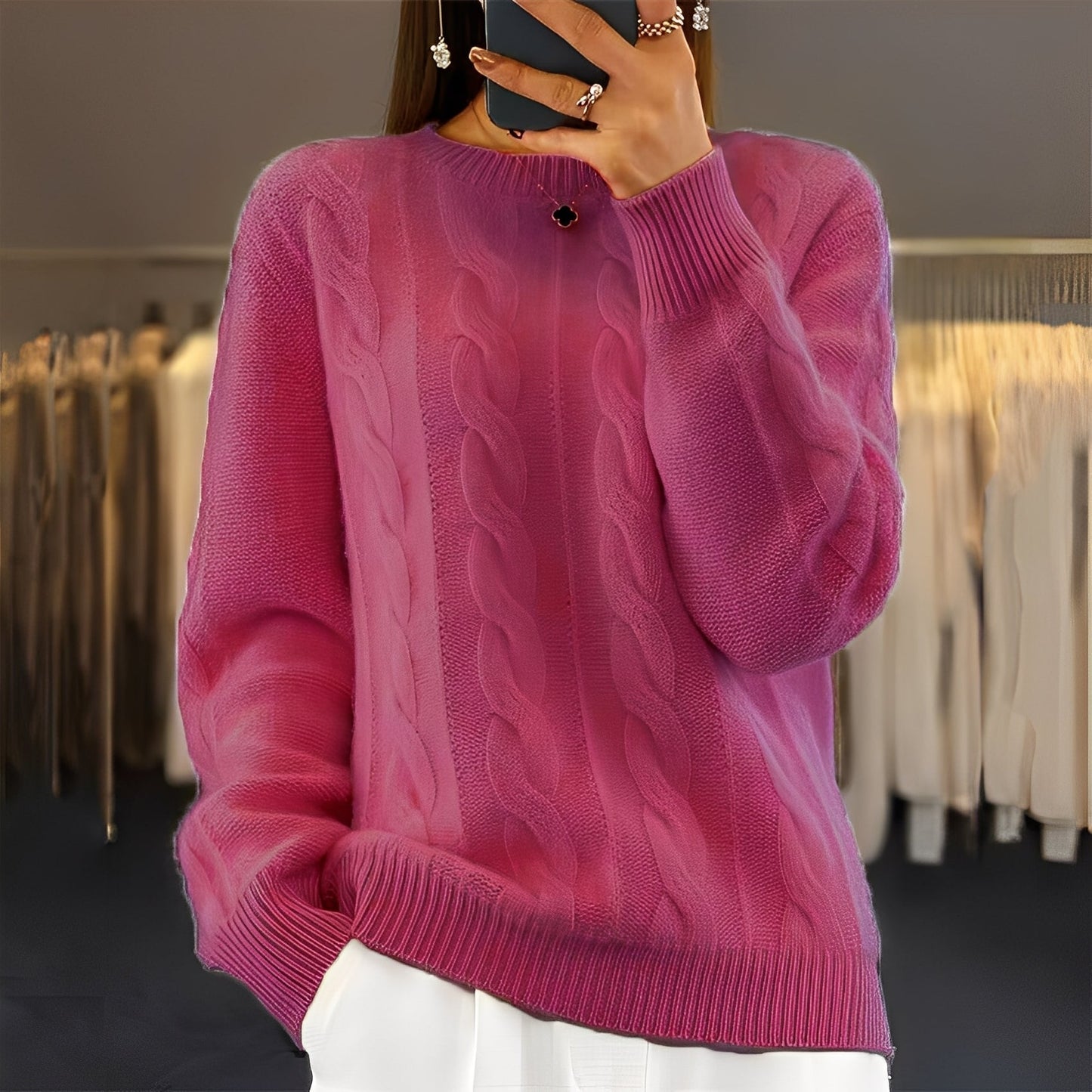 Eleganter Damenpullover Zeitlose Mode