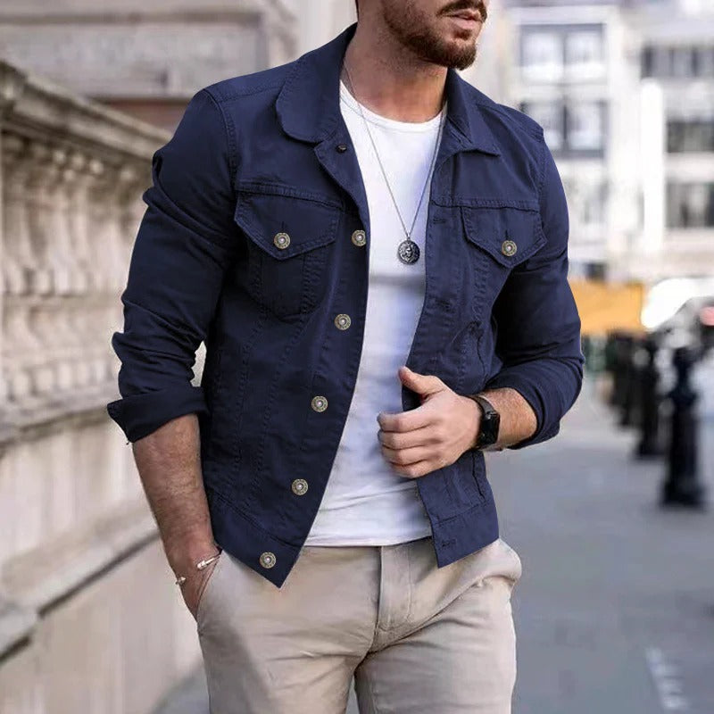 Men's Classic Denim Jacket ModernSlimFit