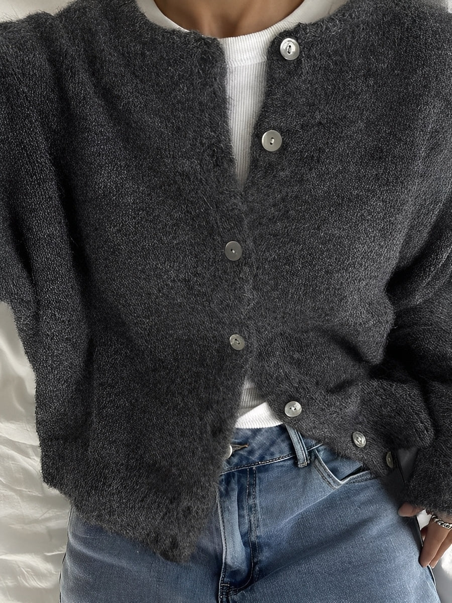 Vintage Wool Coat Women's Classic Buttons
