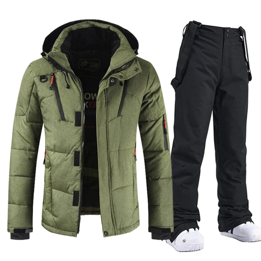 Men's Outdoor Jacket Set Warm Winter