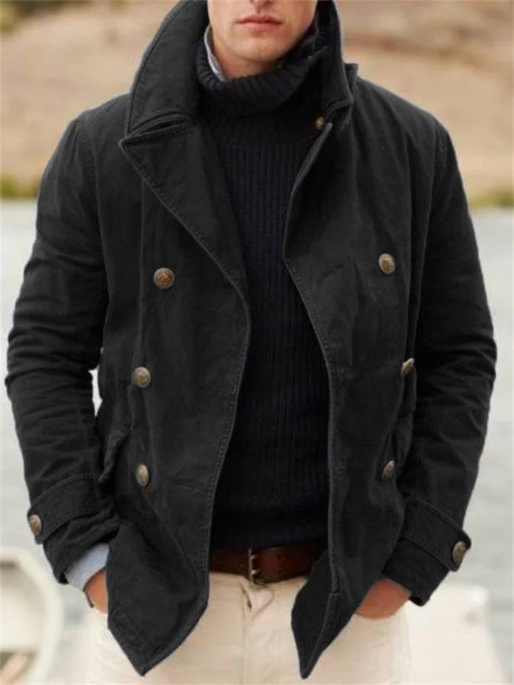 Classic Knotted Coat Vintage Style