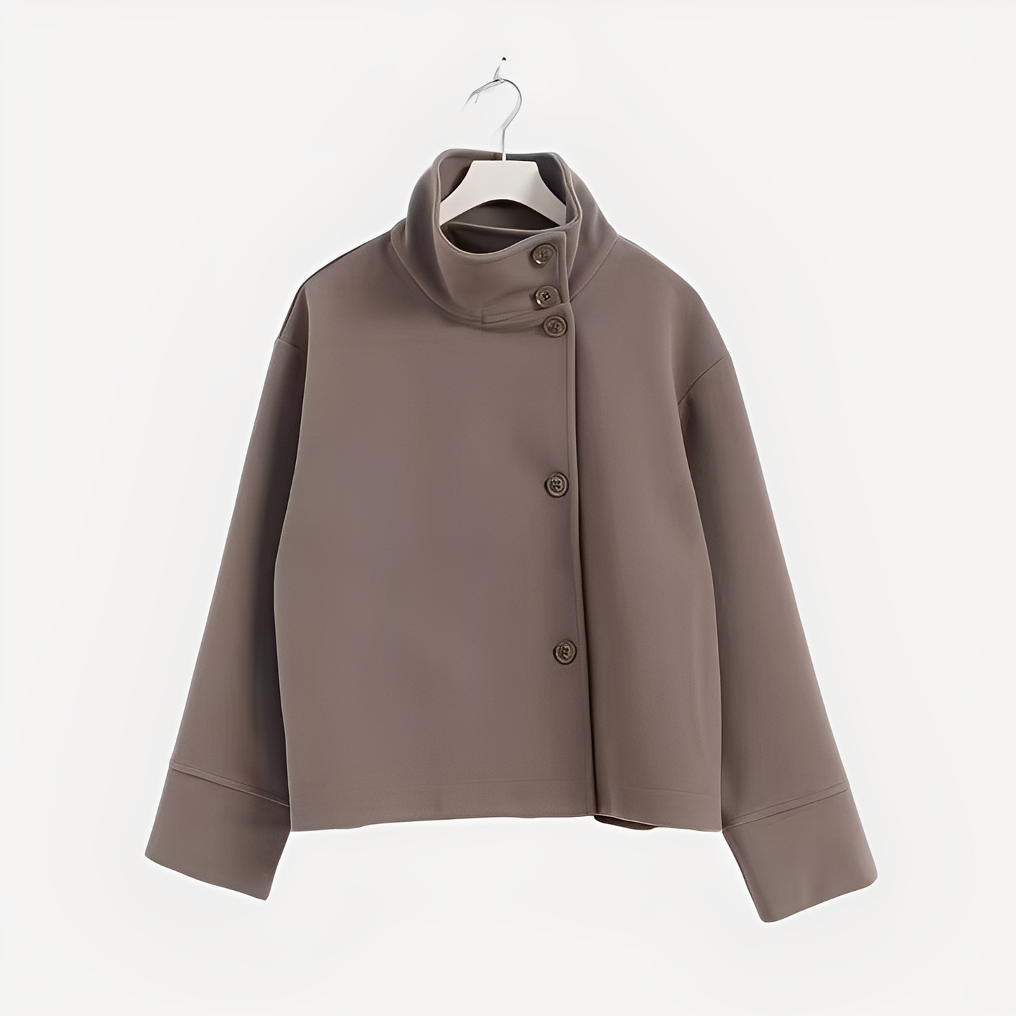 Stylish Women's Wool Jacket Elegant Design