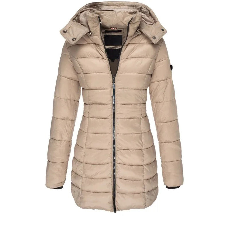 Stylish Quilted Jacket Slim Fit Hood