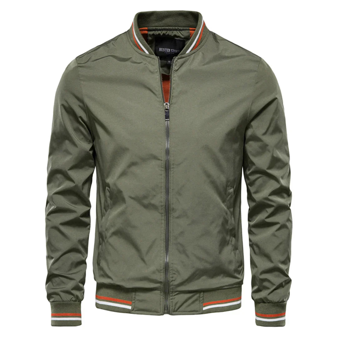 Lightweight Men's Sporty Bomber Jacket