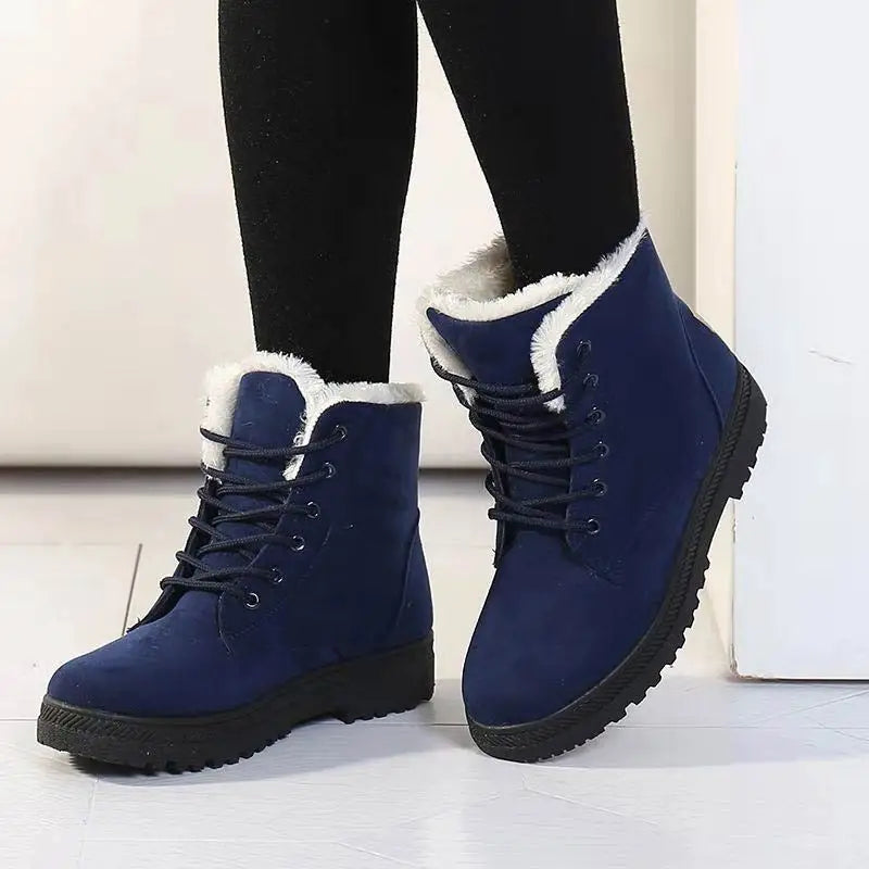 Women's Winter Boots Lace-up Snow Boot