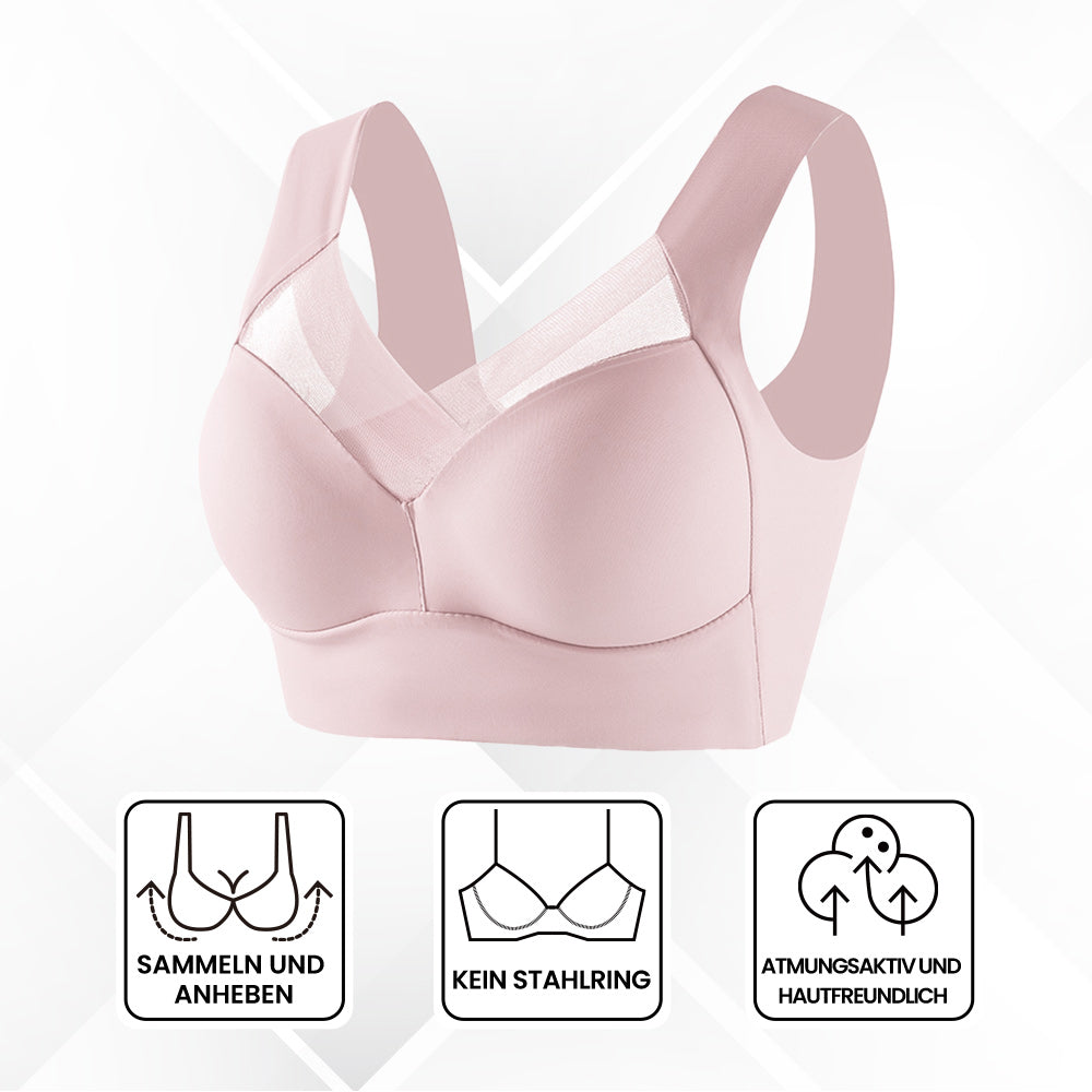 Comfortable wire-free bra for optimal wearing comfort