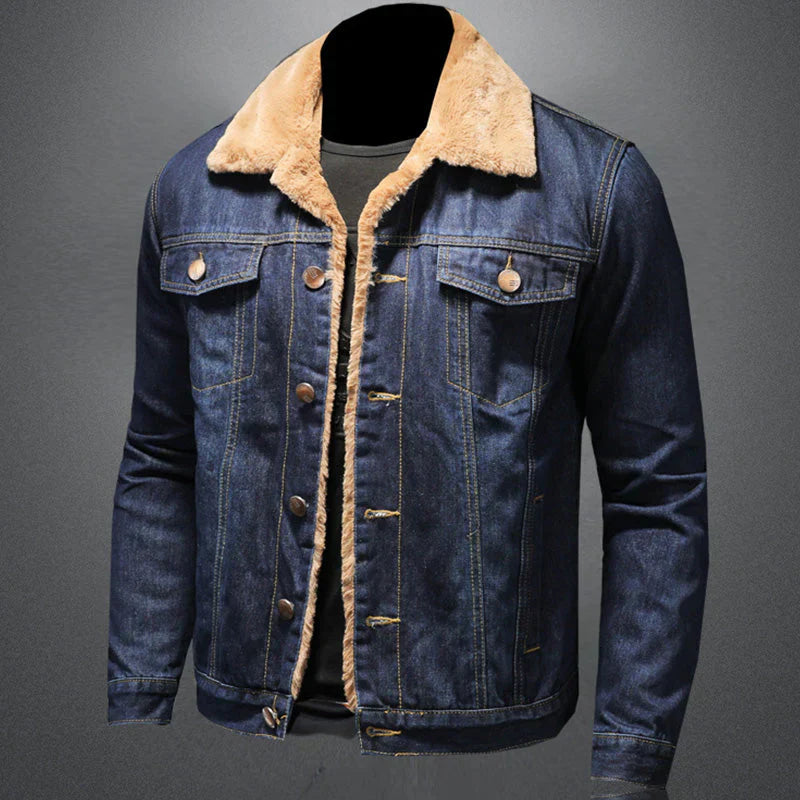 Men's Denim Jacket Italian Style Designer Look