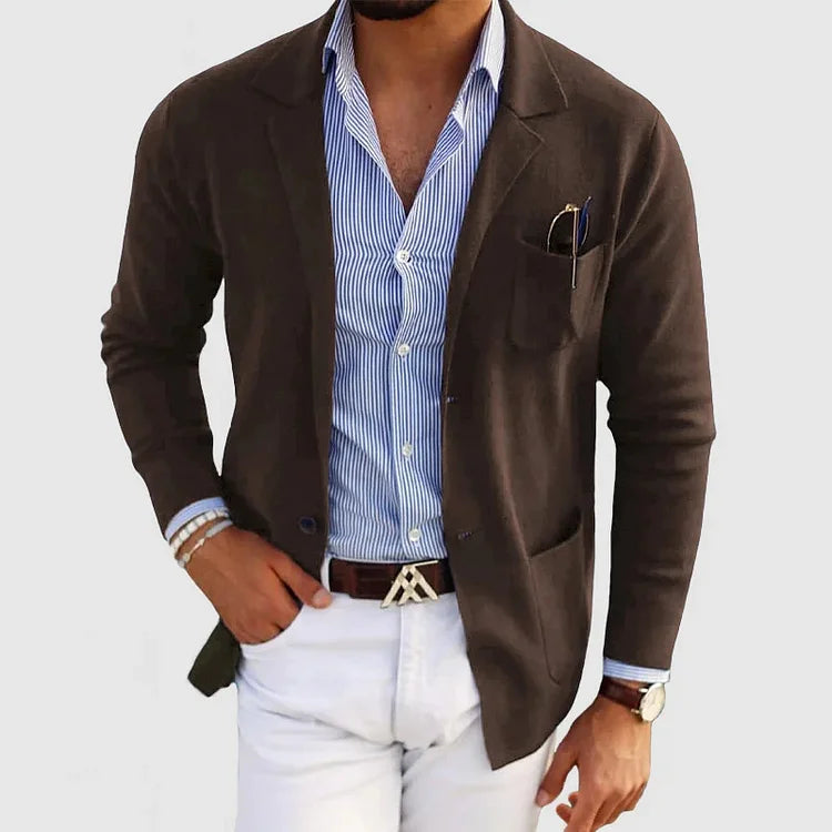 Men's Modern Laced Cardigan