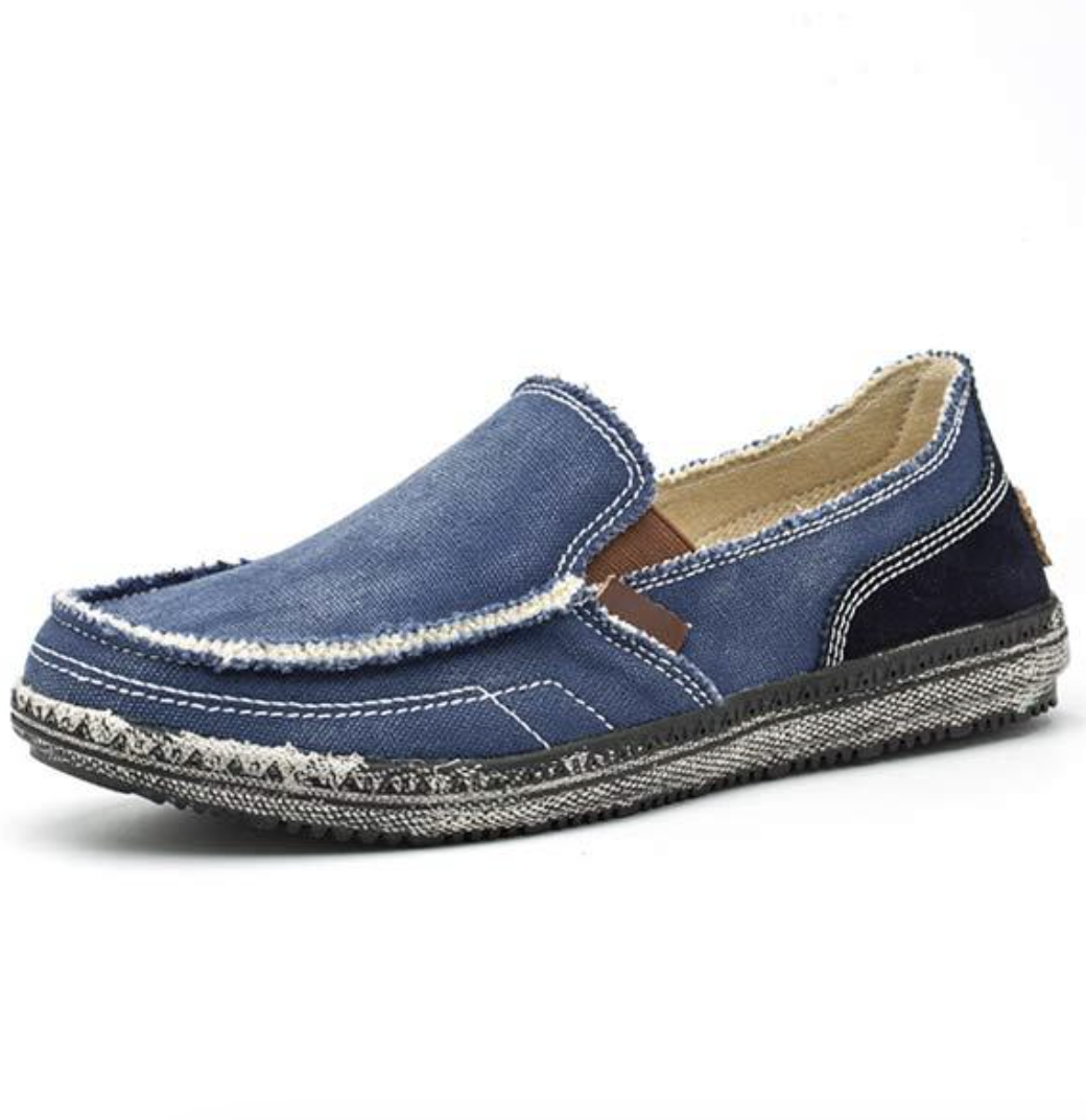Men's Loafers Denim Look Modern