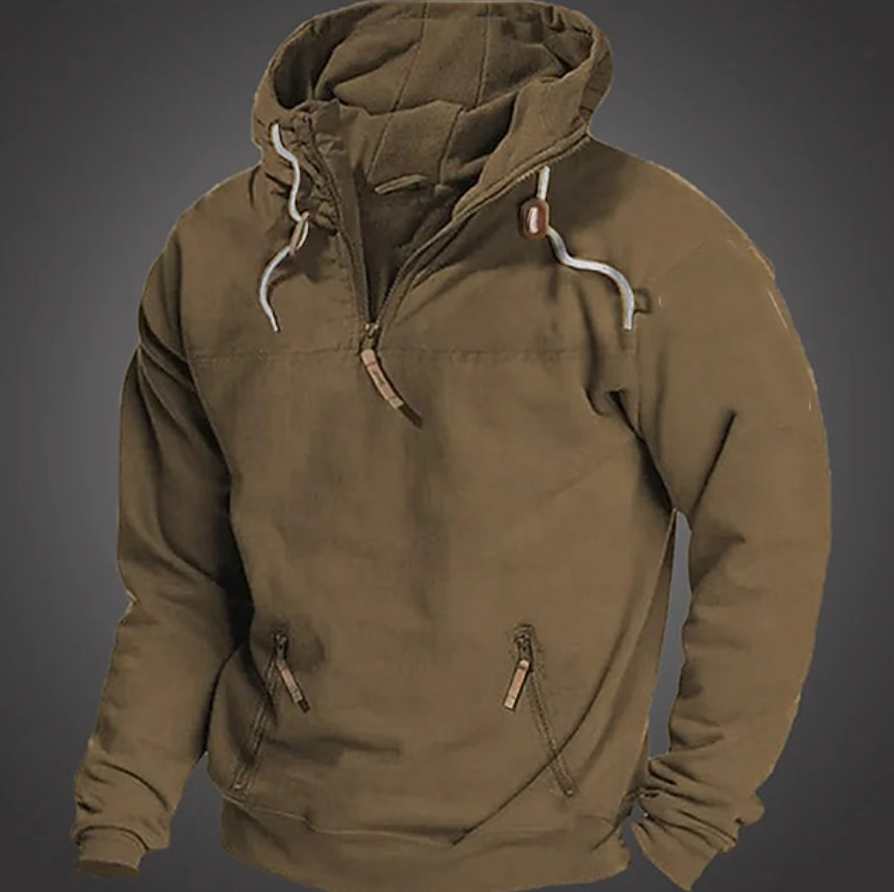 Men's Hoodie Sporty With Drawstring Hood