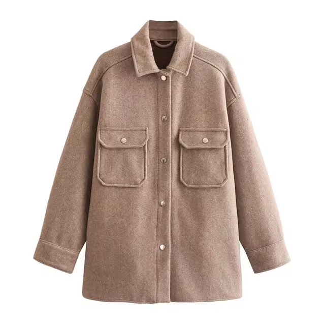 Women's Wool Jacket Modern Style