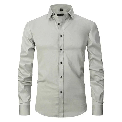 Men's Elegant Long-Sleeved Non-Iron Shirt