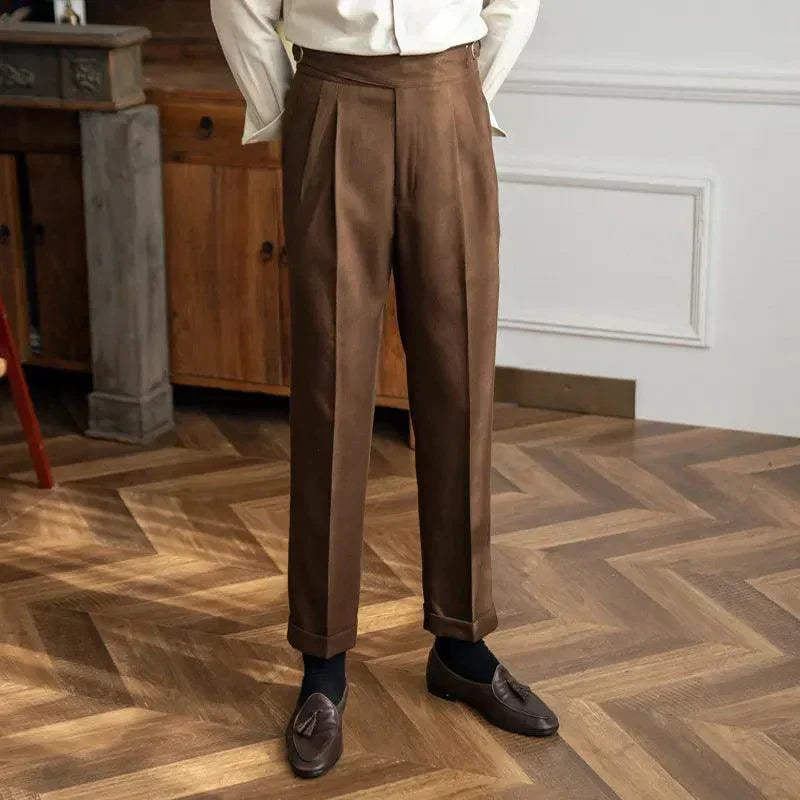 Comfortable Men's Trousers With Adjustable Waist