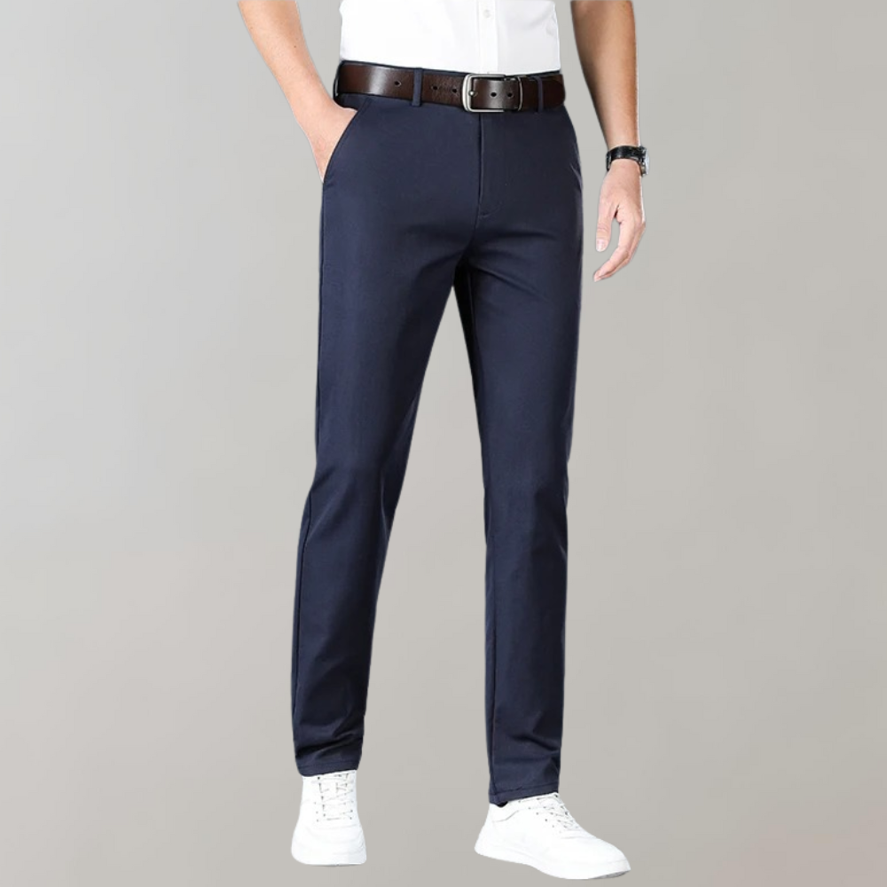 Fashionable Men's Chinos Slim Fit Cotton Elegant