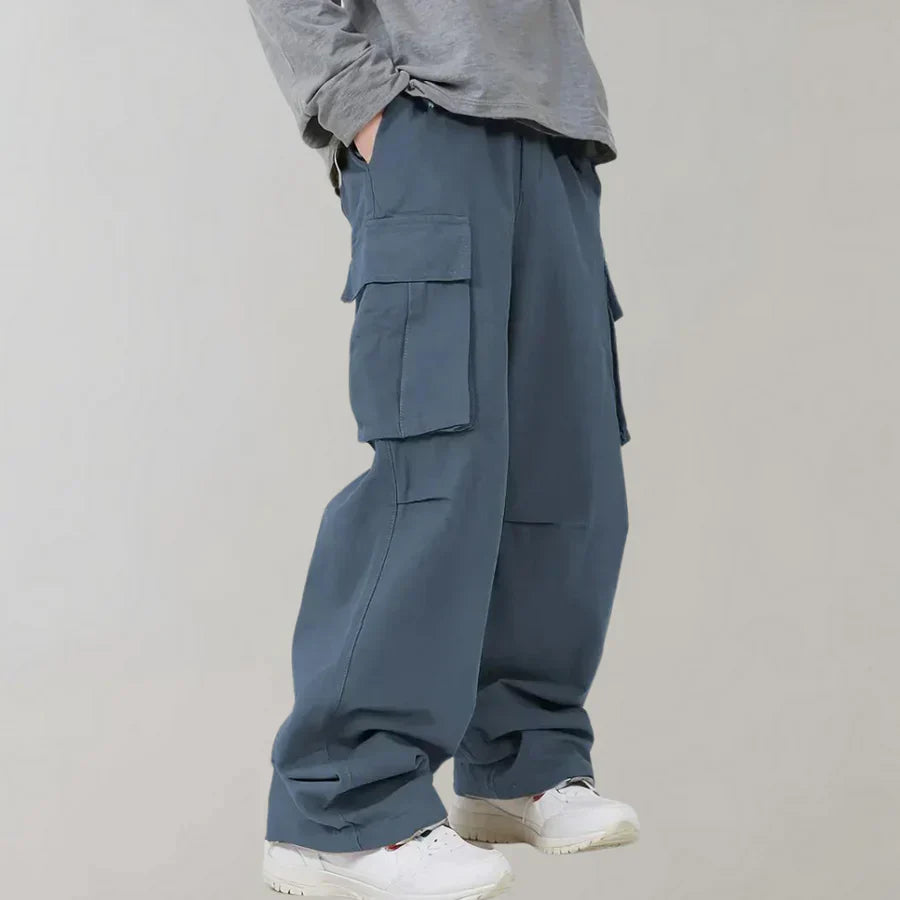 Modische Herrenhose Gerades Bein Cargo Stil